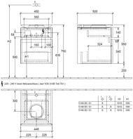    Villeroy & Boch LEGATO (450500550) , 2 ,  B56600DH