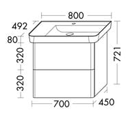    Burgbad Iveo 800492721 LED, , 2 ,   SFFU080RF2747G0169