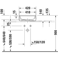   Duravit Zencha 420420,   2374420071