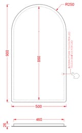  ArtCeram Archi Semiarco 500900  ,   ACS013