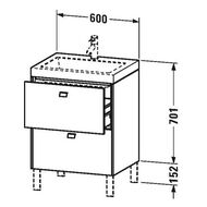  c  Duravit Brioso (600480701) , 1 .  .,   BR4700O1022