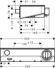  Hansgrohe ShowerTablet Select 13171400  ,  , /