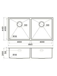  Omoikiri TAKI 86-2-U/IF-GM (865440200)  , 2 ,   4993793