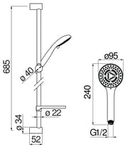   NOBILI  685 ,  3 , , ,  AD140/65CR