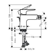  Hansgrohe Talis E 71720990     , , .