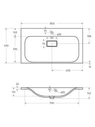   BelBagno (800450142)  , BB800/450-LV-MR-FT