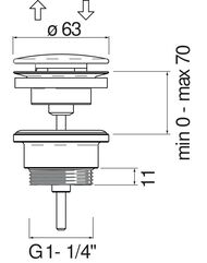   NOBILI , G1 1/4",   AV00110/11FLP