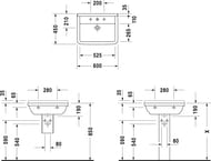  DURAVIT STARCK 3 600450190   ,  0300600000