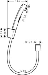    () Hansgrohe,  1,25,   32129000