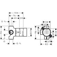 Hansgrohe   /  Trio Universal 15981180