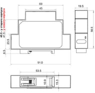    ZONT    GSM  12W/12-24V/DIN ML13968