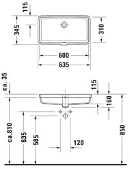    Duravit Vero Air 635345  0384600000