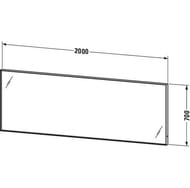  Duravit L-Cube 200070067  4- , ,   LC7387018180100