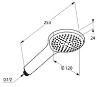   KLUDI FRESHLINE DN15 1 ,  6780005-00