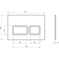   RAVAK TWIN Flat ,  X01739