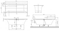   Villeroy & Boch SQUARO EDGE 12 (1800800595)  ,  UBQ180SQE2DV-01