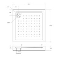    BELBAGNO TRAY-BB-A-100-15-W (10001000150) , 