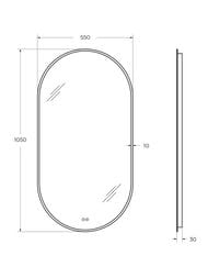  Cezares ELLISSE(550105030) CZR-SPC-ELS-550-1050-RGB-TCH ., .,. RGB