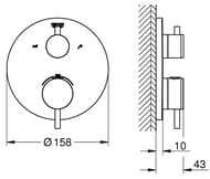  Grohe Atrio 24138003     2 ,  , 