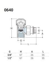   Tondera 1/2"  0640-1500C000