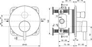 Ideal Standard CERALINE   / A7389XG , ,  