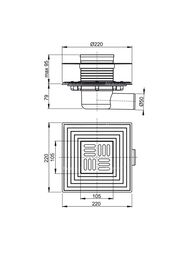   Alcaplast APV1324 (105x105/50) . ,  ., . 