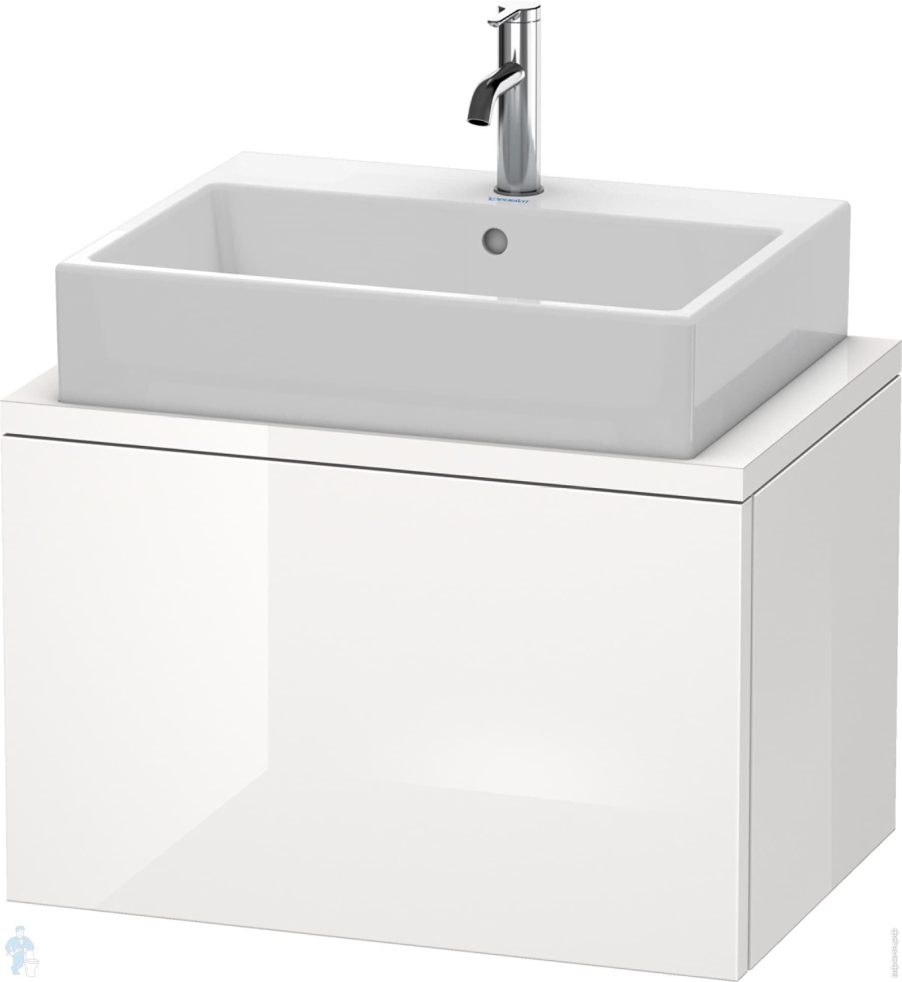 Полка Duravit l-Cube 80 белая