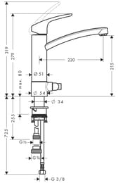  Hansgrohe Focus M41   200,     31803000