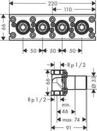    Axor 45443180  , / ,  3 