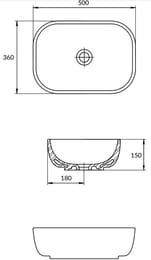  Cersanit MODUO 50 SQUARE (500360150)  ,  63570