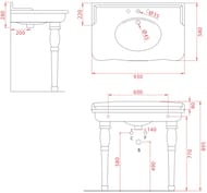   ArtCeram Hermitage 930580280  HEL0050100