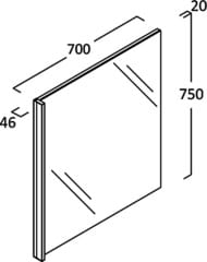  Berloni Bagno Joy (70040750) c  Led SBL0700M