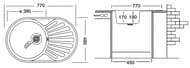   Ukinox Favorit 770480 . 0,8,  3 1/2, FAL770.480 -GT8K 2L