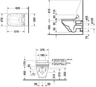   DURAVIT DuraStyle 376620345  ,  - SensoWash 2542590000