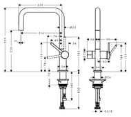  Hansgrohe Talis M54   U 220   , 1jet  72807800