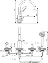 Ideal Standard CERALINE   / BC198AA ,     175