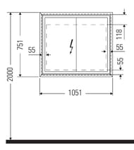 - Duravit L-Cube 1000700154 , , ,  LC7652018180000