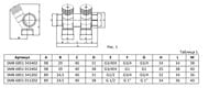   STOUT 3/4", 2  1/2" SMB 6851 341202