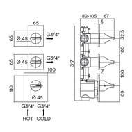    Bossini Apice Z035203.030 ,  2 ., ., : 