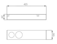   AQUATON   1A255603LQX70 425x100x60  , 