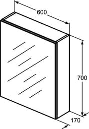 - Ideal Standard MIRROR&LIGHT (600700170) , ,   T3430AL