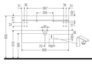    Duravit XViu 800503480 2 ,  / XV4615OB122C