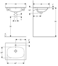   Geberit Acanto Slim 600x480 .  , , :  500.640.01.2