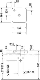  DURAVIT CAPE COD 460460   ,  ,  2340460000