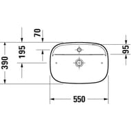   Duravit Zencha 550390,   2374550071