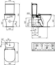 - Ideal Standard TESI AQUABLADE 360660785 ,   T0082V1+T3568V1