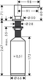 Hansgrohe     500  40438800