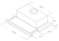  ELICA Elite 14 Lux WH/A/60 LED, 600280 , 650 3/, 121 ,  PRF0037990B