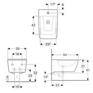   Geberit Xeno2 (350540360) KeraTect,  ,  . 500.501.01.1