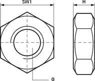  Walraven BIS 12 ISO 4032, .6123012